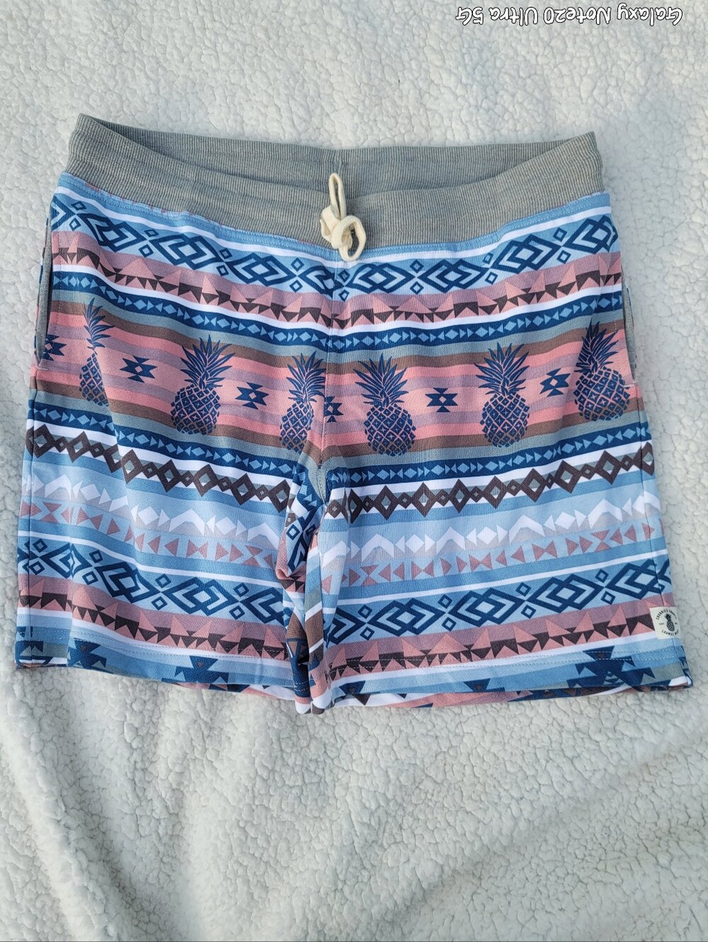 NWOT Chubbies Southwest Pineapple Lounge Shorts Men's XL 7" Schworts Rare